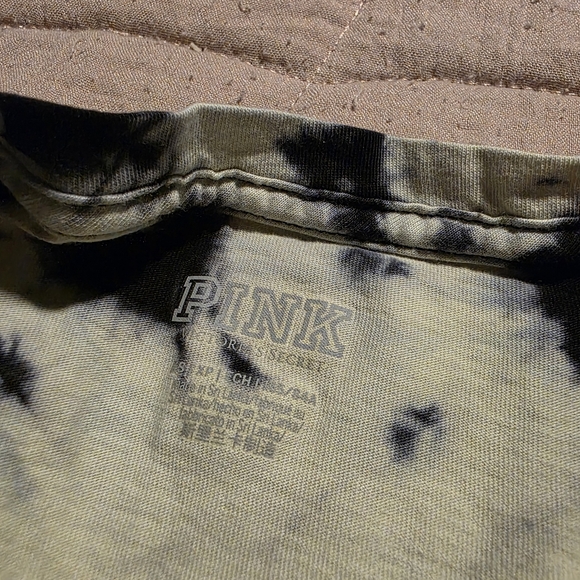 PINK Victoria's Secret Tie-Dye Long Sleeve Shirt Size X-Small - Picture 4 of 5